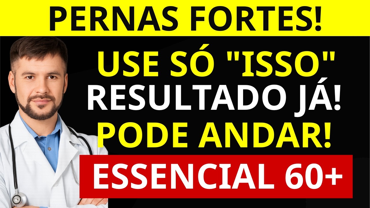 Mais de 60 anos? Este suplemento fortalece as pernas e os joelhos | Saúde do idoso