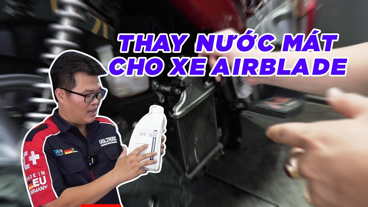 Chăm sóc tay ga | Hướng dẫn thay nước mát cho Honda Airblade