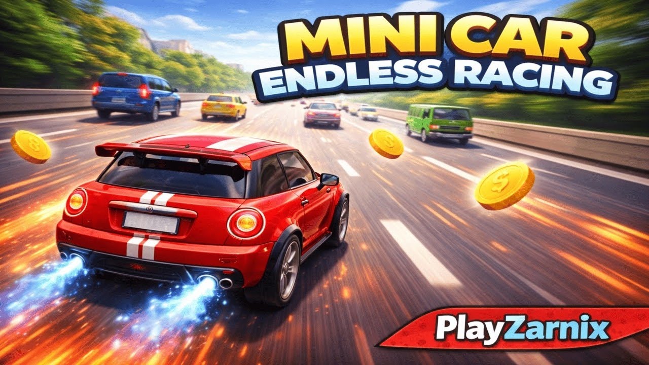 Mini Car Endless Racing Gameplay | Nonstop Speed Challenge | PlayZarnix