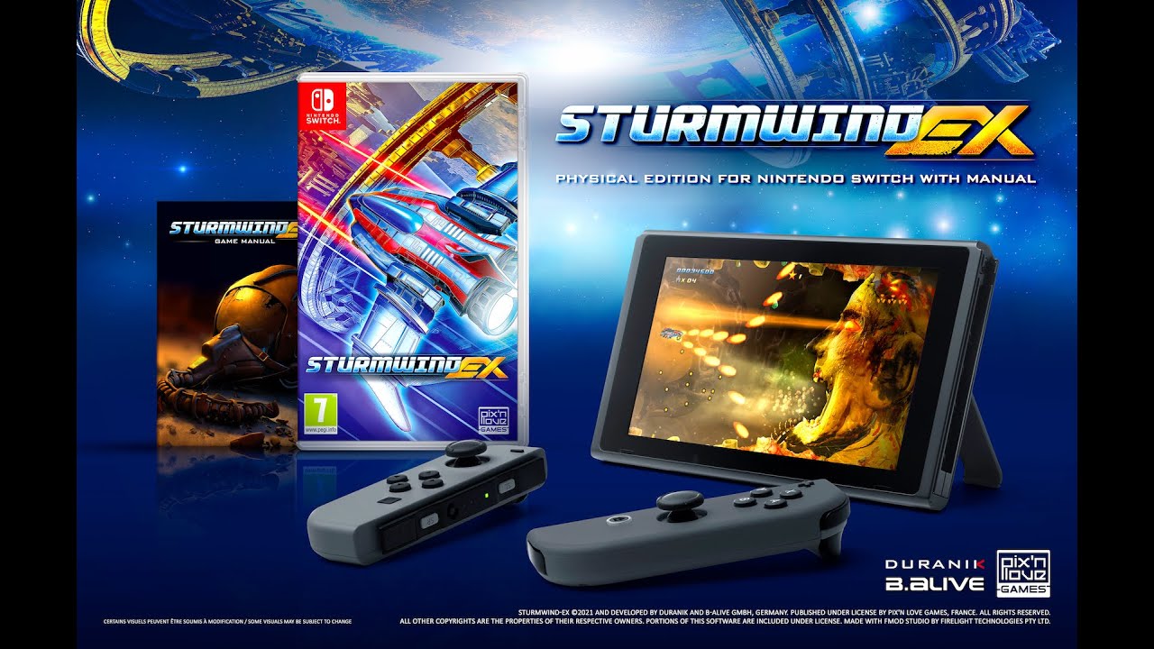 STURMWIND EX Nintendo Switch Physical Trailer Pix'n Love Games