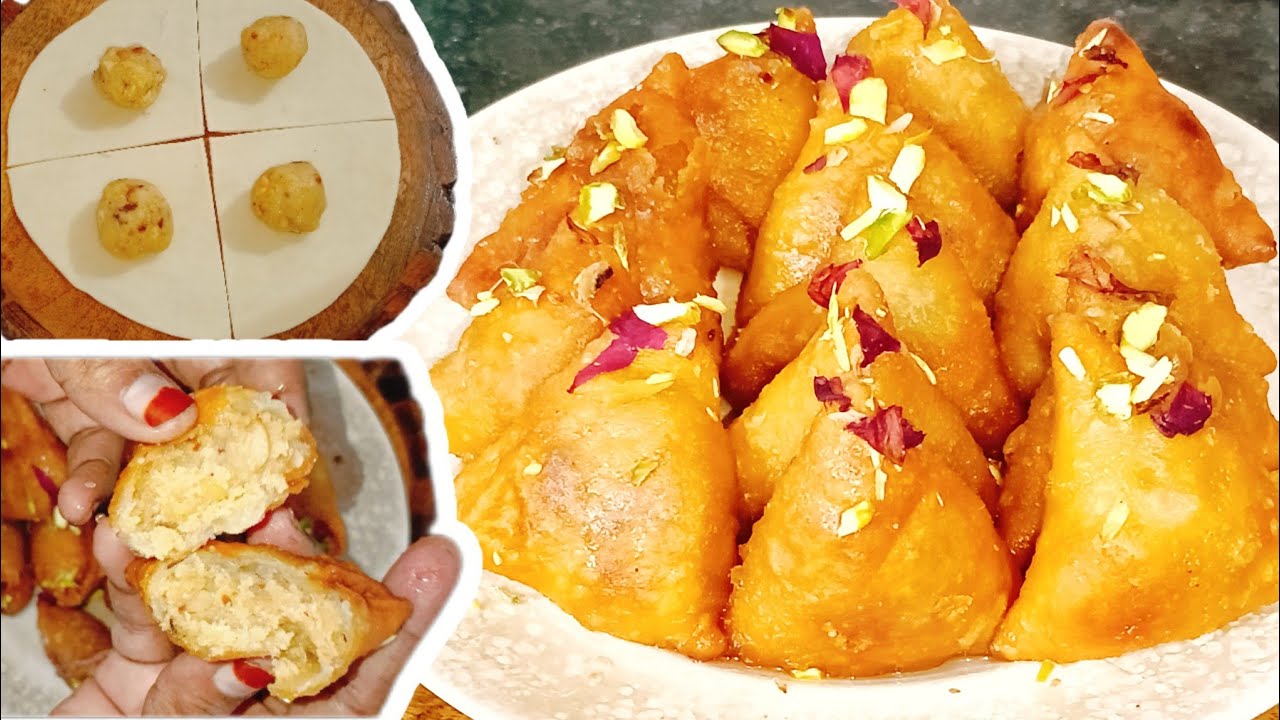 Sweet Samosa/Mawe ke Meethe Samosa Recipe/A very easy way to make sweet samosa