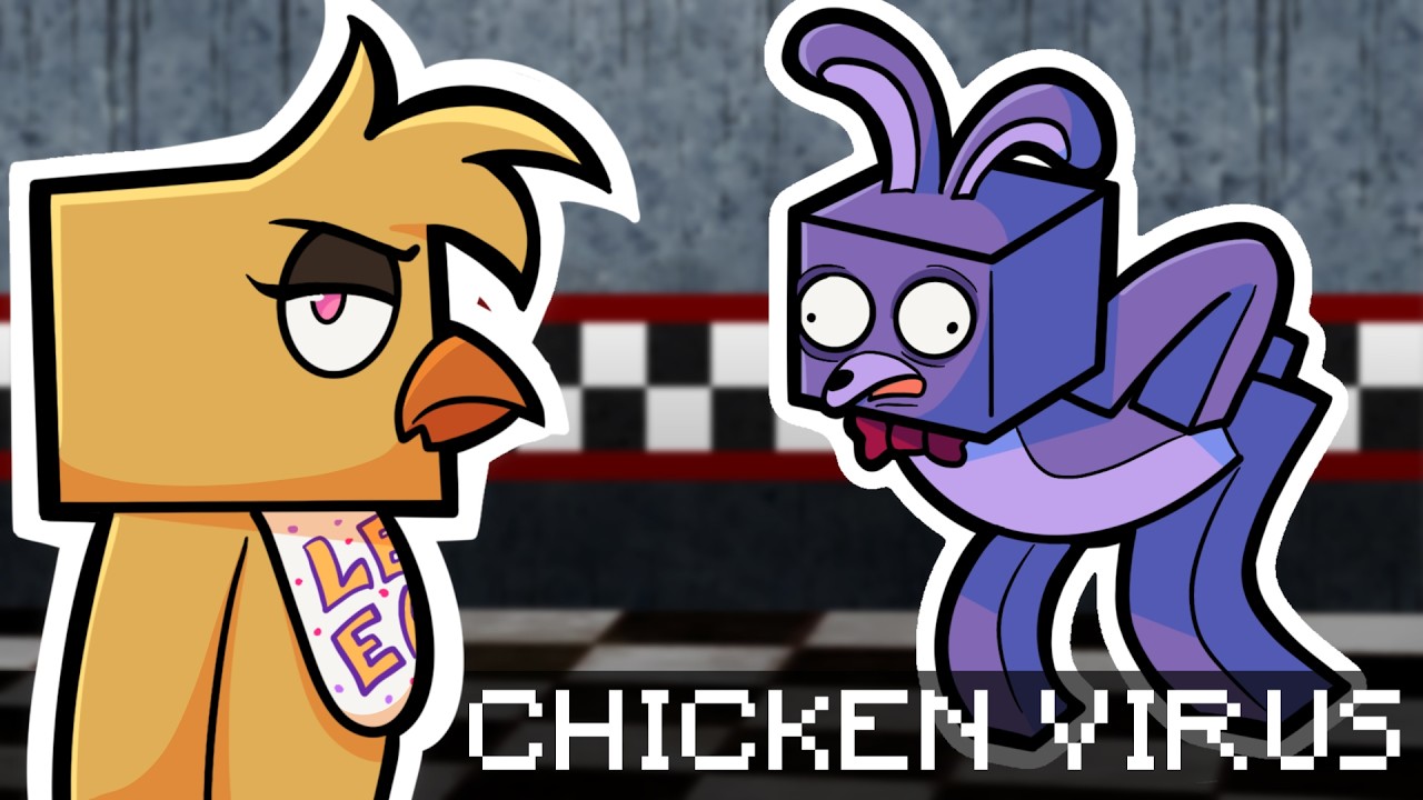 Куриный вирус Бонни! в Minecraft FNAF