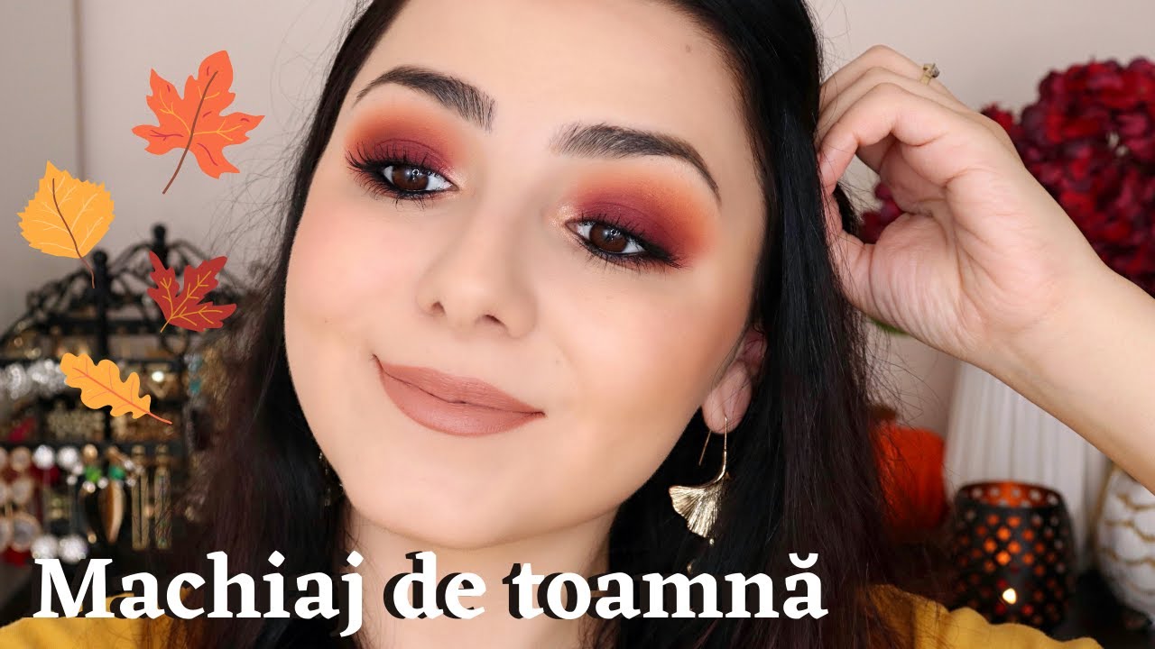 Machiaj de toamna in nuante calde || Fall Makeup Tutorial