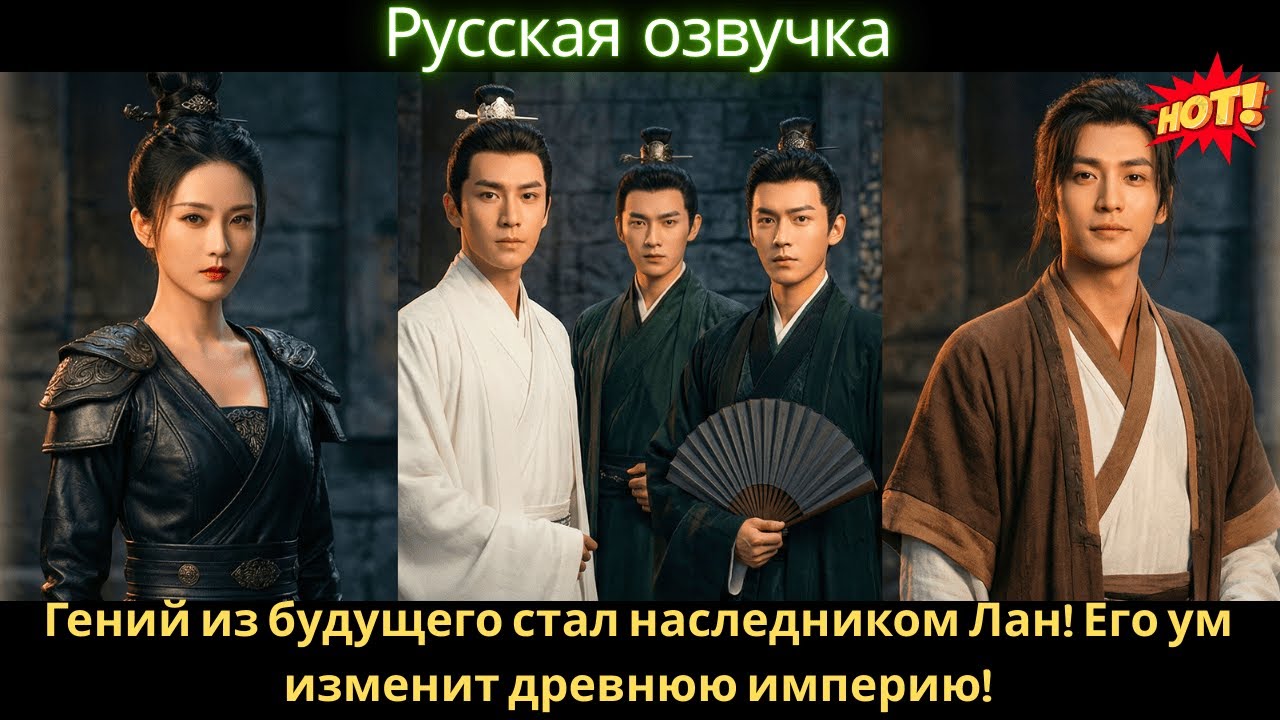 Гений из будущего стал наследником Лан! Его ум изменит древнюю империю! #дорама
