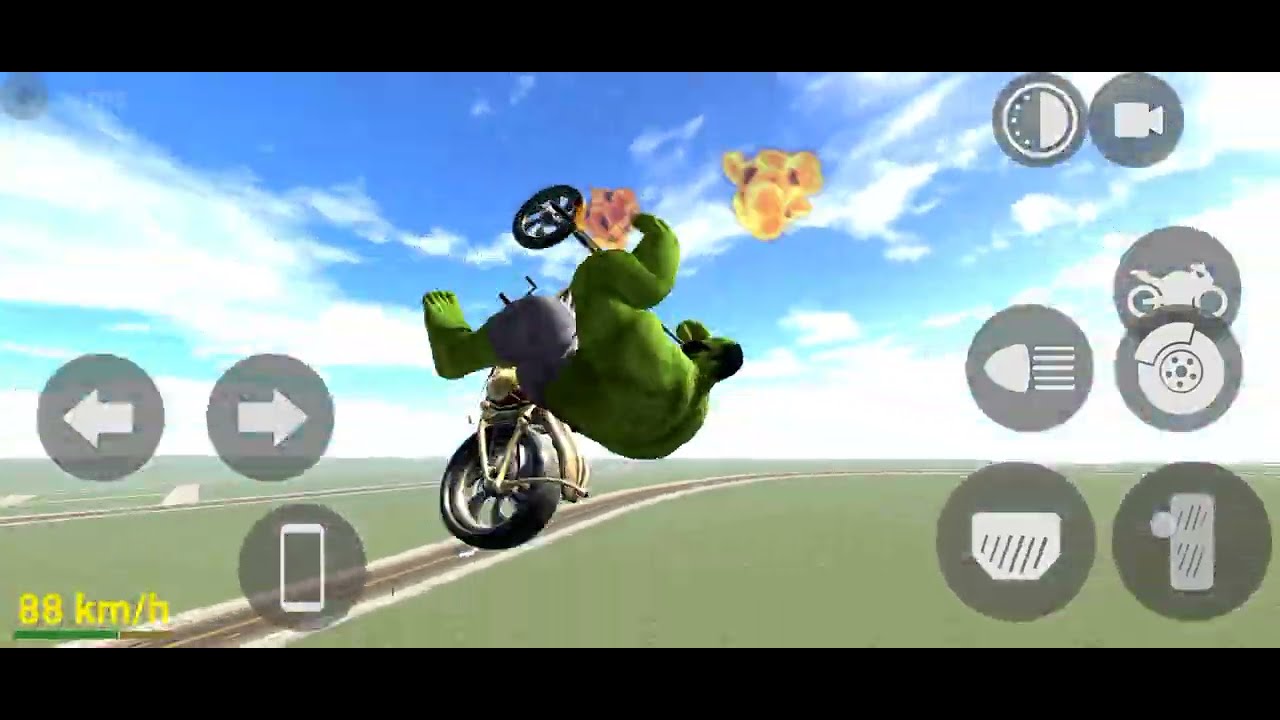 HULK Bike Stunt in Indian Bikes Driving 3D Game 🚀 Android Gameplay