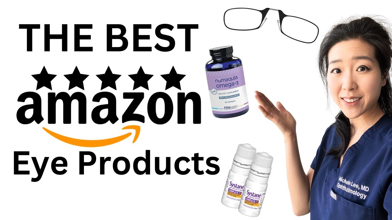 ЛУЧШИЕ товары для глаз на Amazon | Глазные капли, витамины, очки для чтения и многое другое!