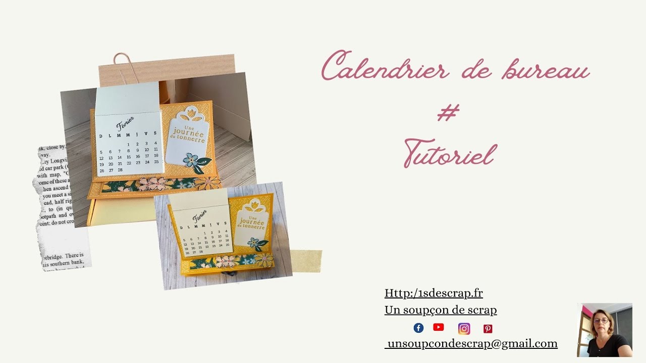Le calendrier de bureau # le tutoriel