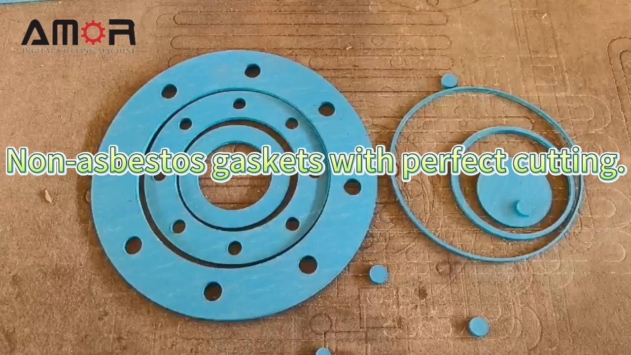 CNC Digital Cutting Machine for Perfect Non Asbestos Gasket Cutting |High Precision Sealing Material