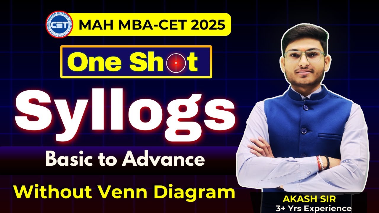 Unlock Syllogs Without Diagrams! | MAH MBA CET 2025 | Instant Answers Await! | BY AKASH SIR