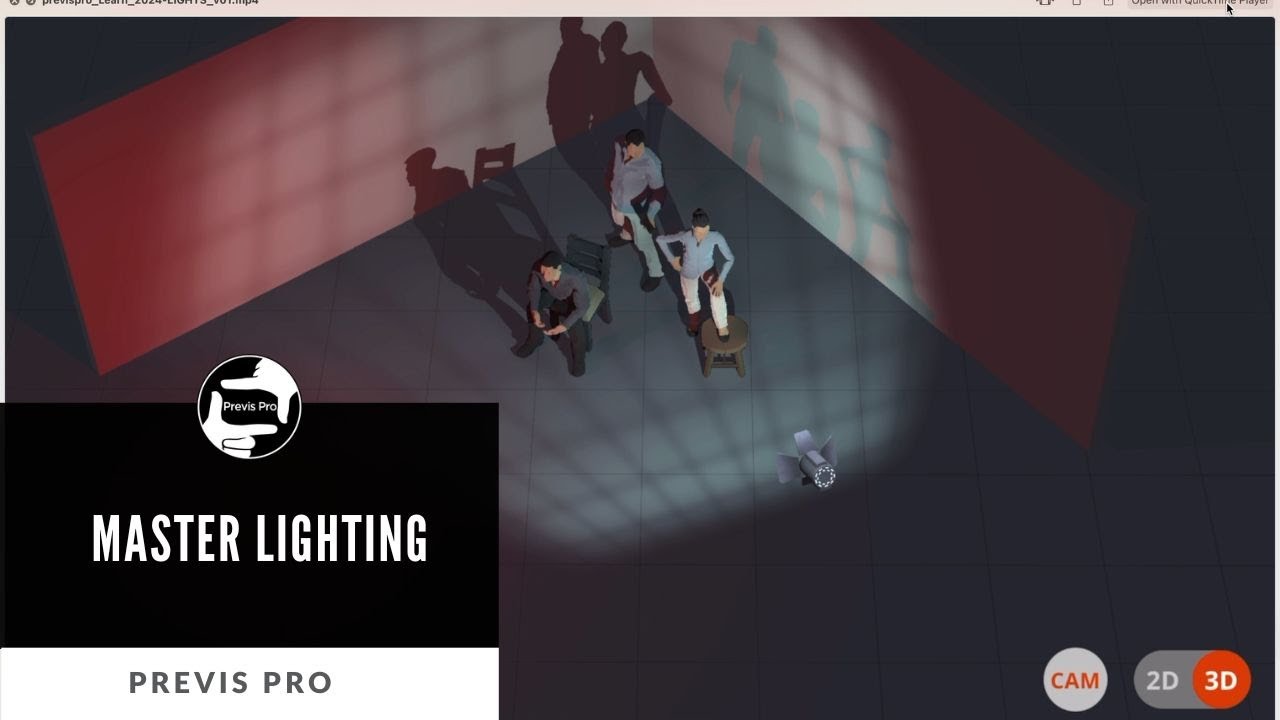 Lighting in Previs Pro