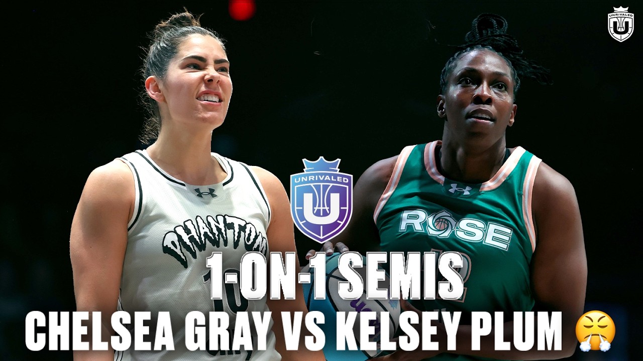 Kelsey Plum vs Chelsea Gray in Unrivaled 1-on-1 Semifinals 🏀 | Full Highlights