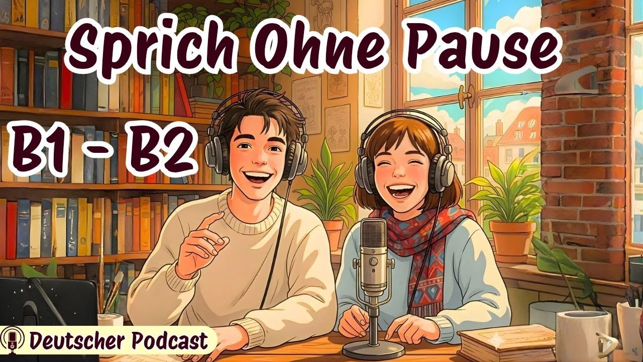 Deutsch sprechen ohne nachzudenken 🧠 | Gehirntraining für flüssiges Deutsch (B1→B2)