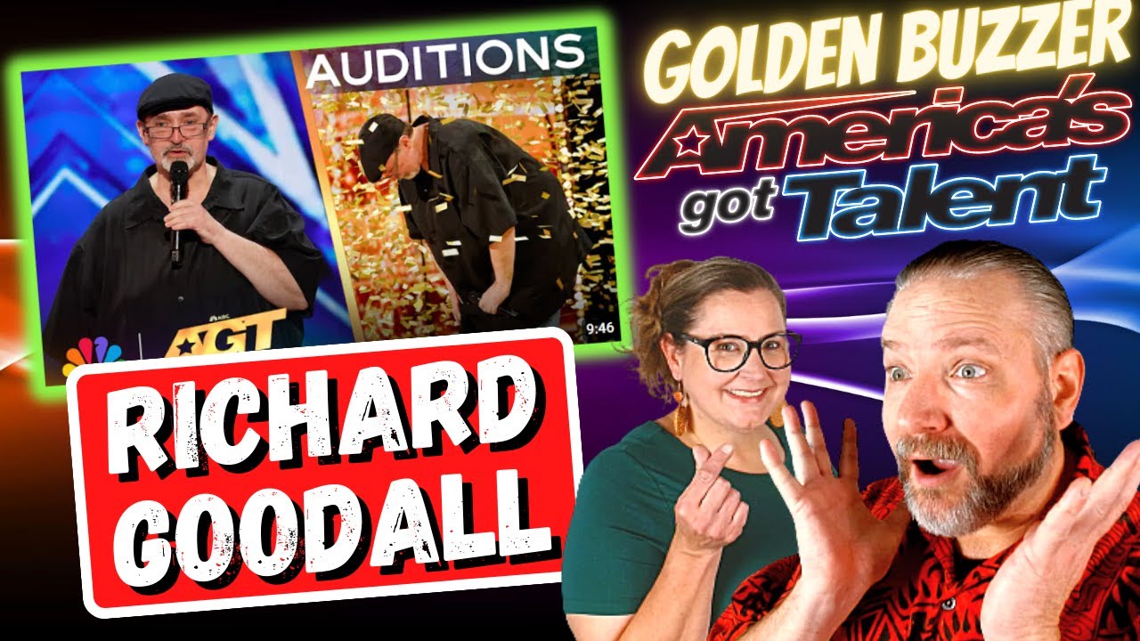 First Time Reaction to Richard Goodall's Golden Buzzer performance of 