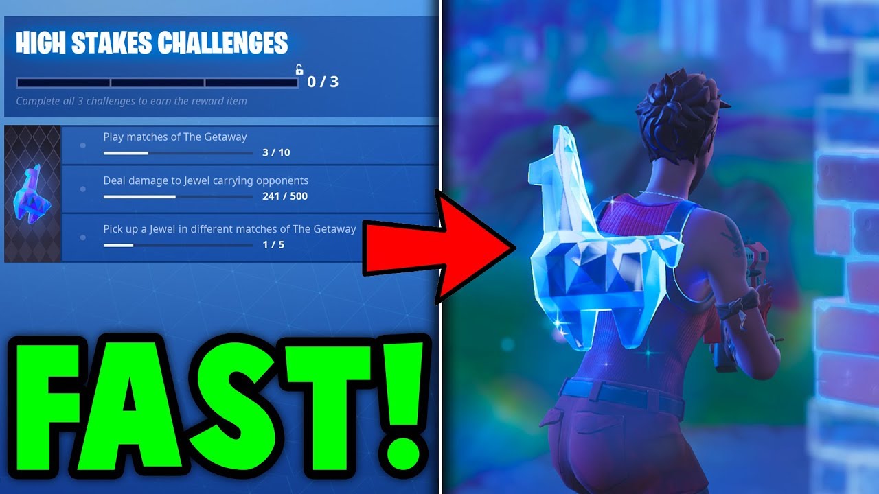 FASTEST Way To COMPLETE *HIGH STAKES* Challenges! UNLOCK FREE CROWBAR Guide! (Fortnite Guide)