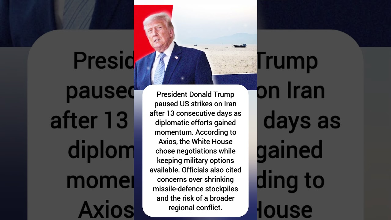 Trump Halts Iran Strikes | Diplomacy Takes Priority