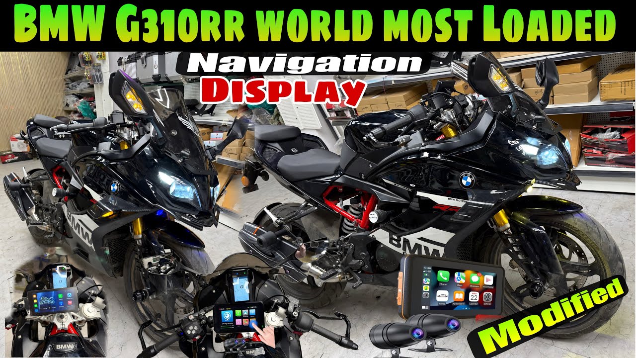 bmw g310rr fully modified | Bmw rr310 per navigation display laga di | Skd bike world 
