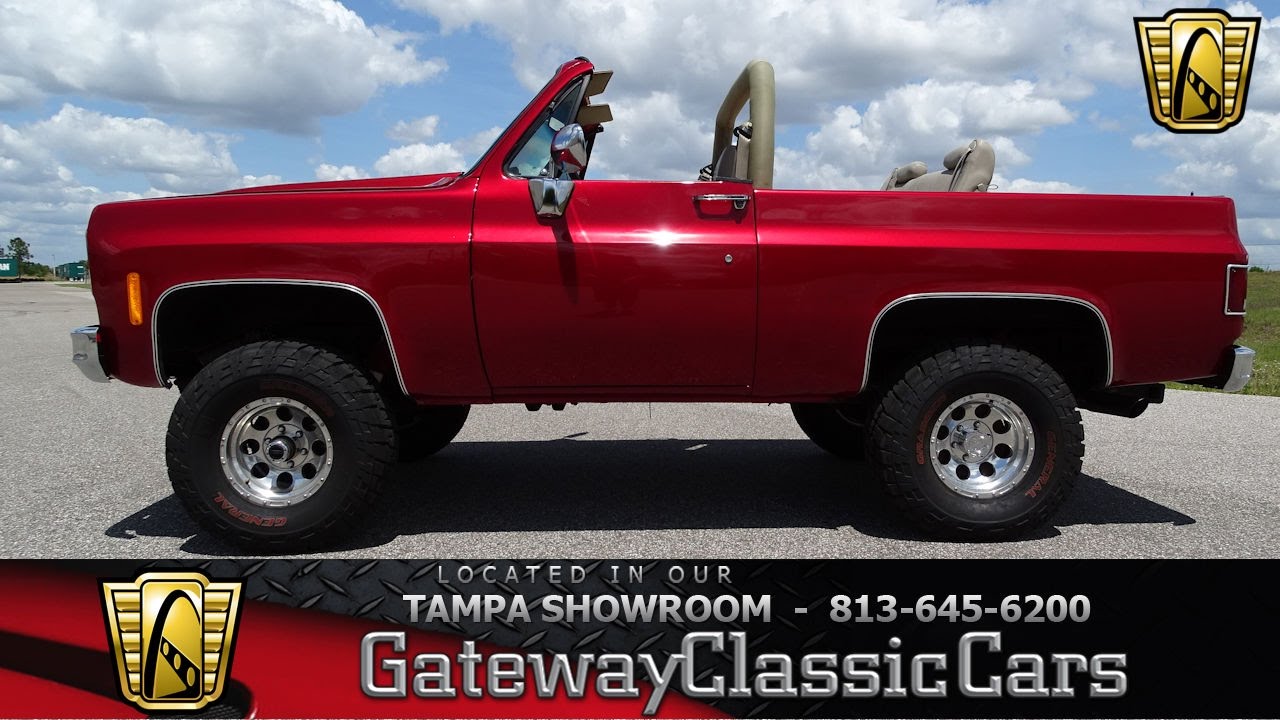 896-TPA 1975 Chevrolet Blazer V-8 Small Block TH350