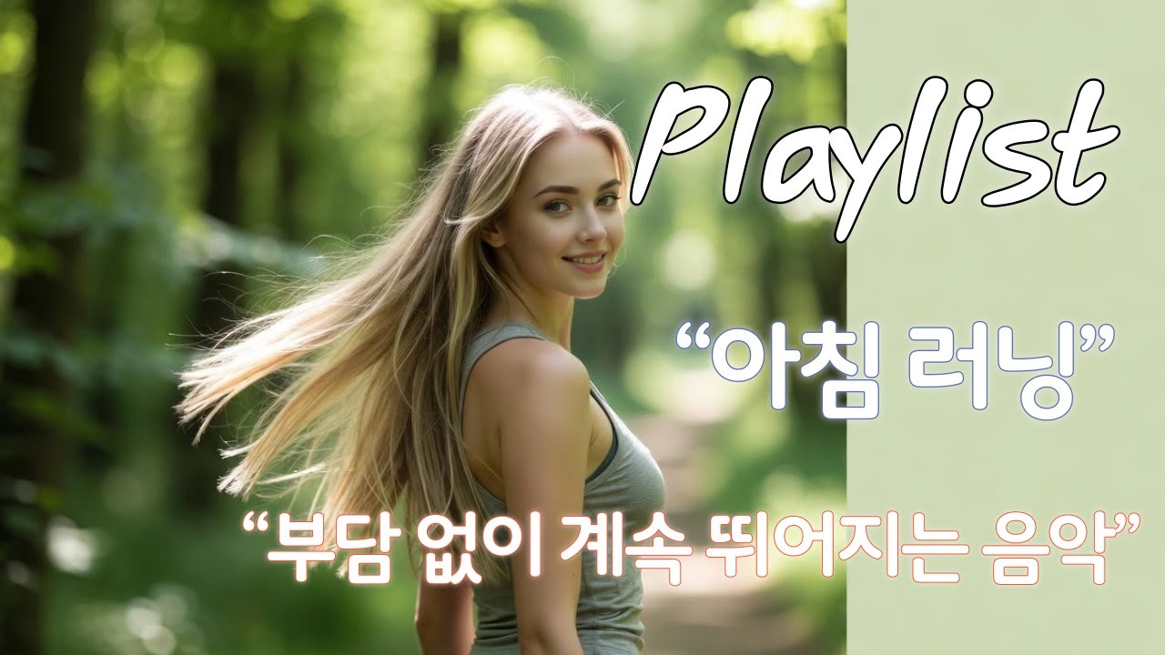 아침 조깅 음악 – 평화로운 러닝 8분/km (Peaceful Morning Jog Music – 10 Tracks)