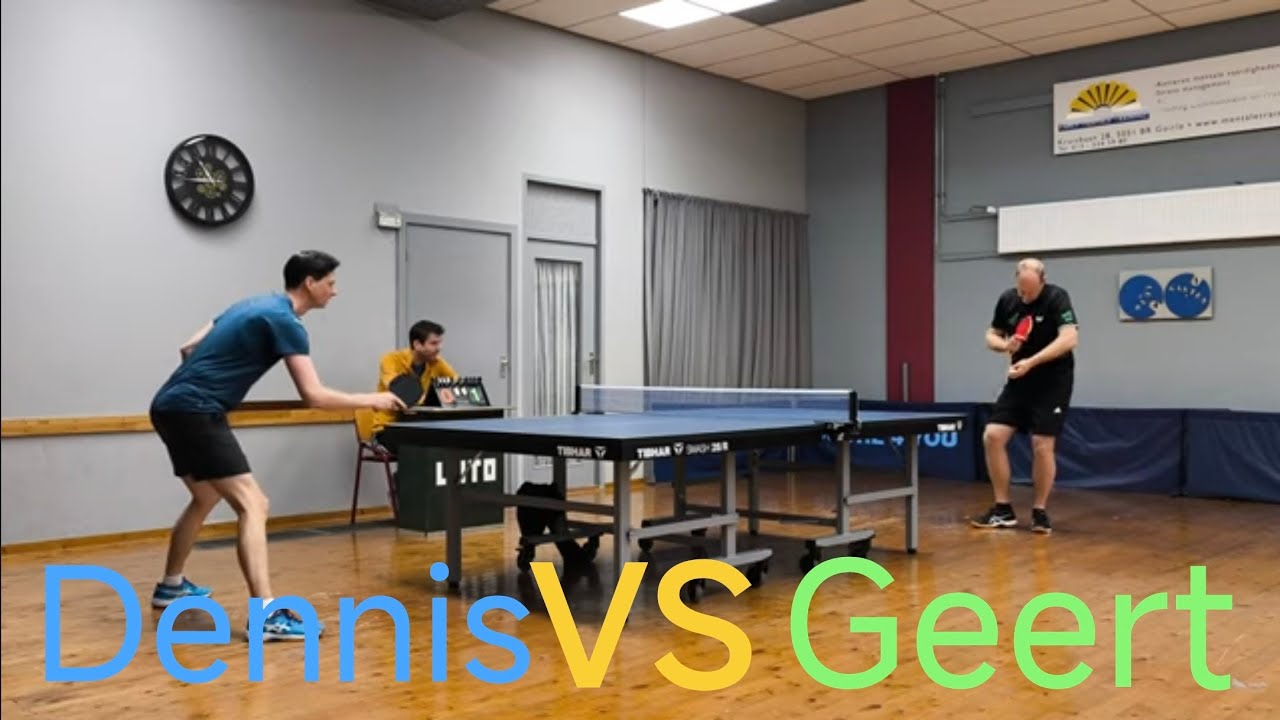 NTTB ZUID-WEST*2025Competitie 1e Klasse Tilburg LUTO 1 vs TIOS'51 2 Tilburg Dennis vs Geert Spel7 4K