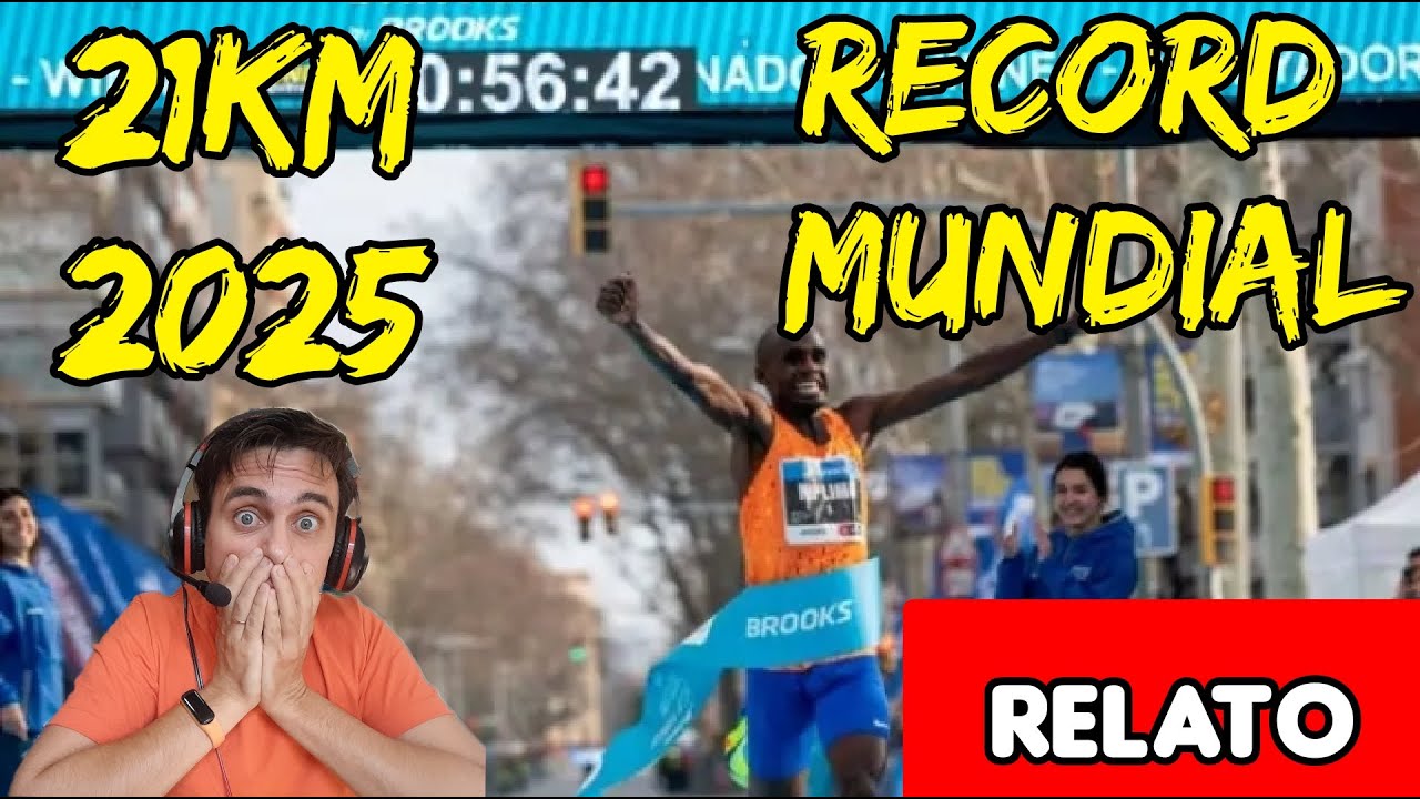 Récord Mundial de MEDIA MARATON Jacob Kiplimo 2025
