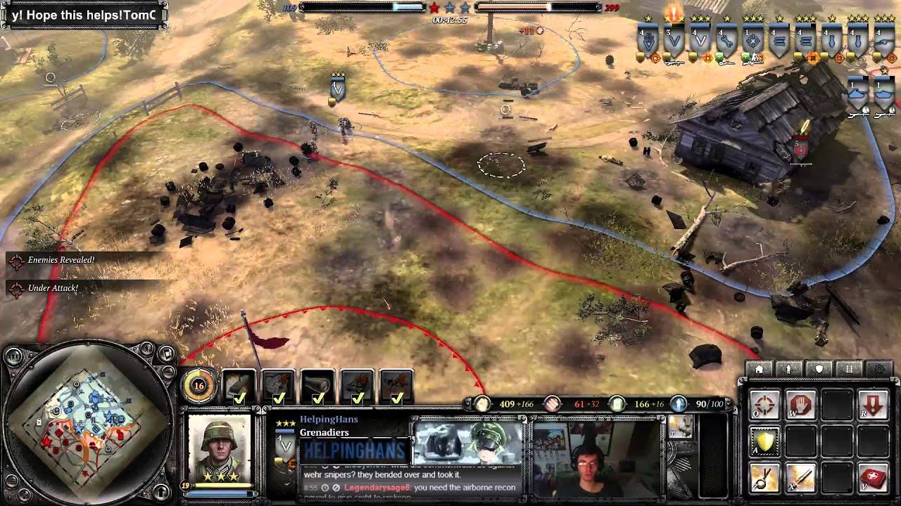 CoH2- Hans(Ost) Come Back King vs US(Paul) Spam