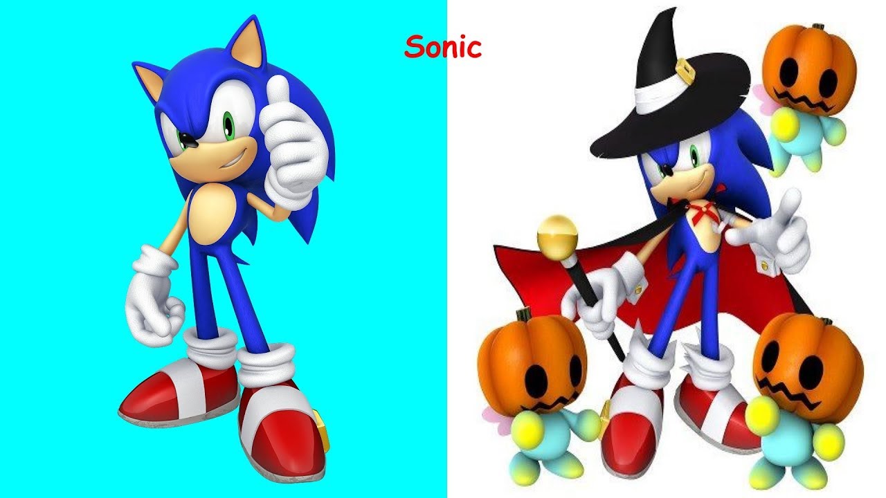 Sonic As Halloween | Sonic As Fat | Sonic In Real Life