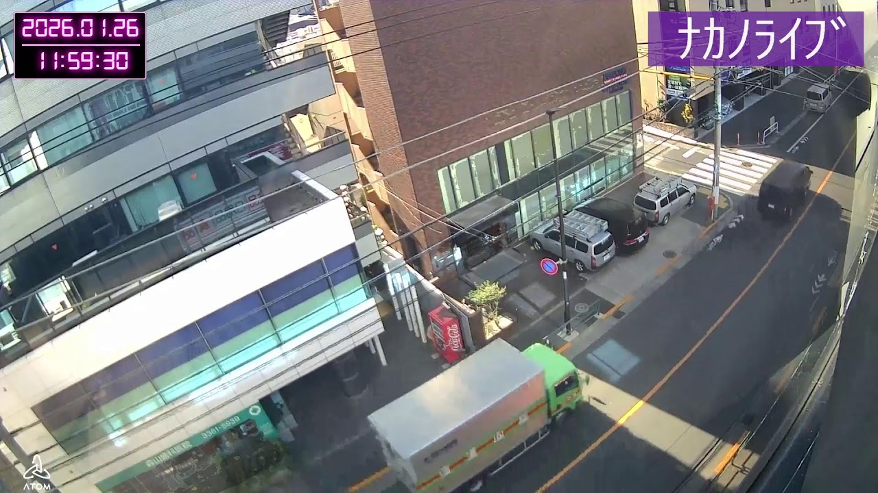 【LIVE】中野区お天気確認ライブ(大久保通り)/眠れない夜に/TOKYO Nakano Okubo Street  LIVE CAM