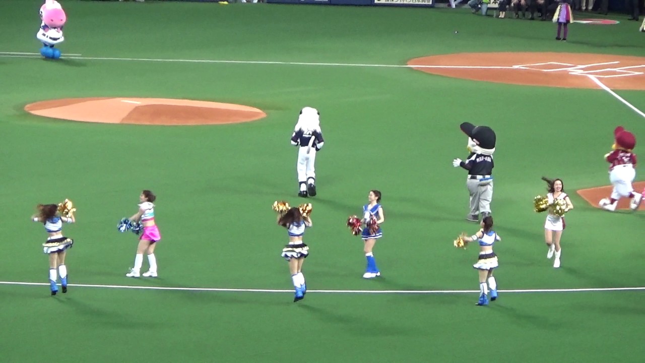 [20170714 オールスター２０１７（名古屋）] マスコット登場、オープニングダンス