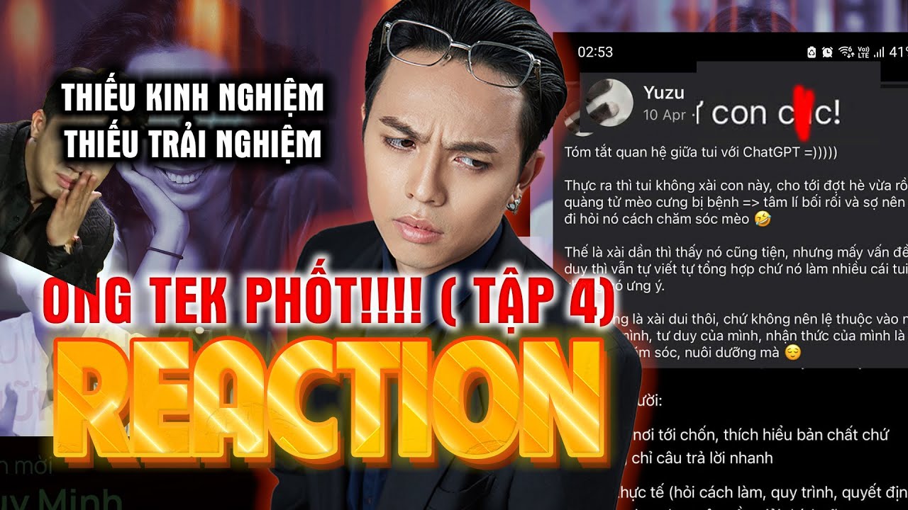 REACTION phốt Ông Tek tập 4 : Kiếm tiền gặp pick me girl!