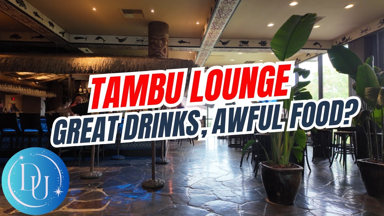 Tambu Lounge Review at Disney's Polynesian Village - Great Drinks! Horrible Food?
