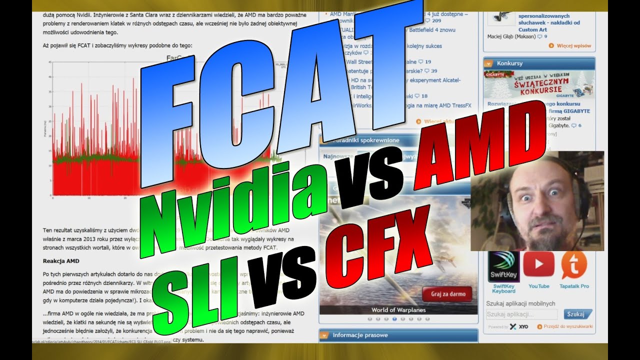 Niech FCAT Ci wyjaśni, dlaczego wybieram karty NVIDIA GeForce | 02.2014 - McSzakalTV