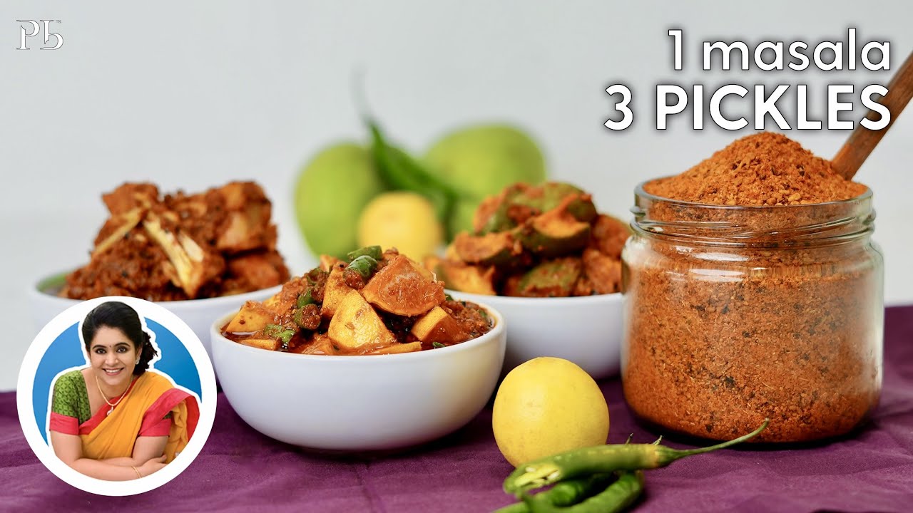 1 Pickle Masala 3 Pickles : The Ultimate Pickle Recipe Guide I 1 मसाला 3 अचार I Pankaj Bhadouria