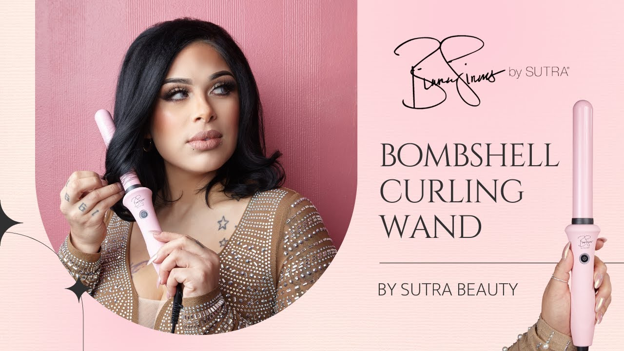 Sutra x Bianca Bombshell Curling Wand How-to