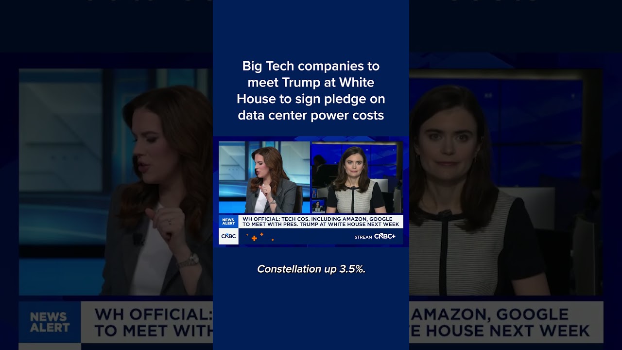 Big Tech companies to meet Trump at White House to sign pledge on data center power costs