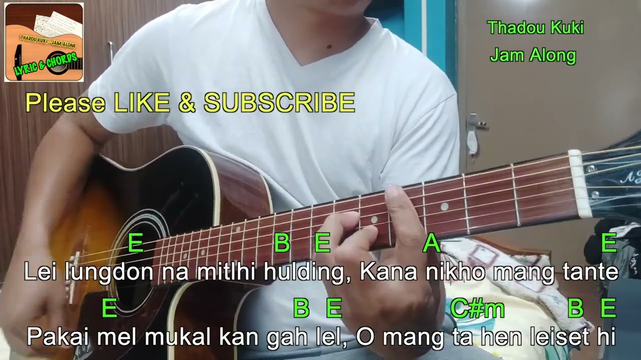 How to play Kinepna Gam - Ngaineilhing Haokip || Guitar Tutorial