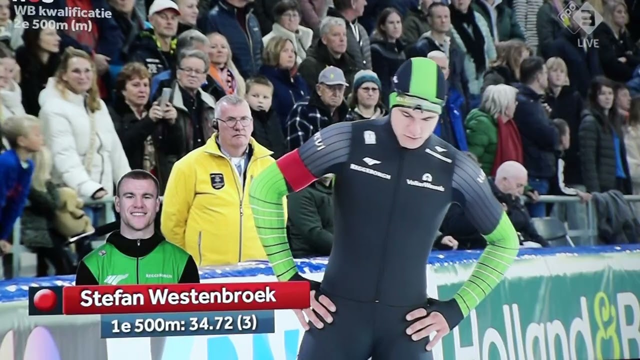 Kwalificatie schaatsen Thialf in Heerenveen jaar 2024 mannen 500 meter