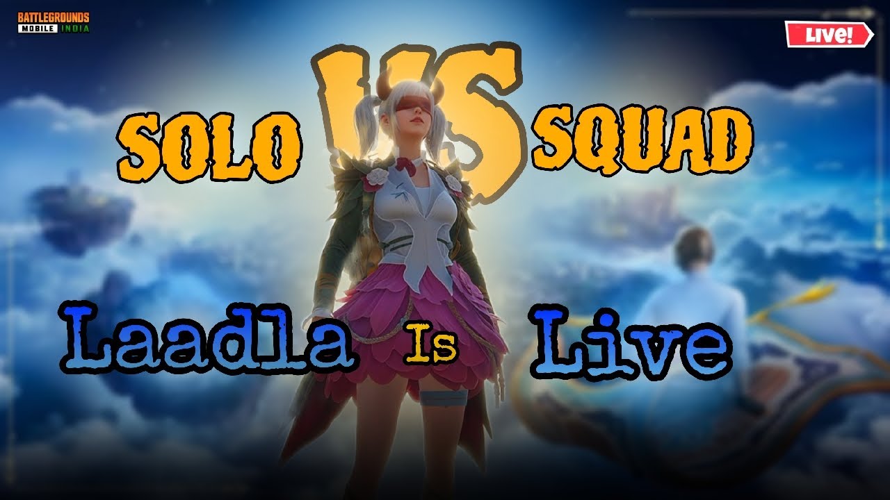 SOLO VS SQUAD 💀|| INTENSE CLASSIC LOBBY🤧 || ( Day 7 ) || LaadlaIsLive❤️