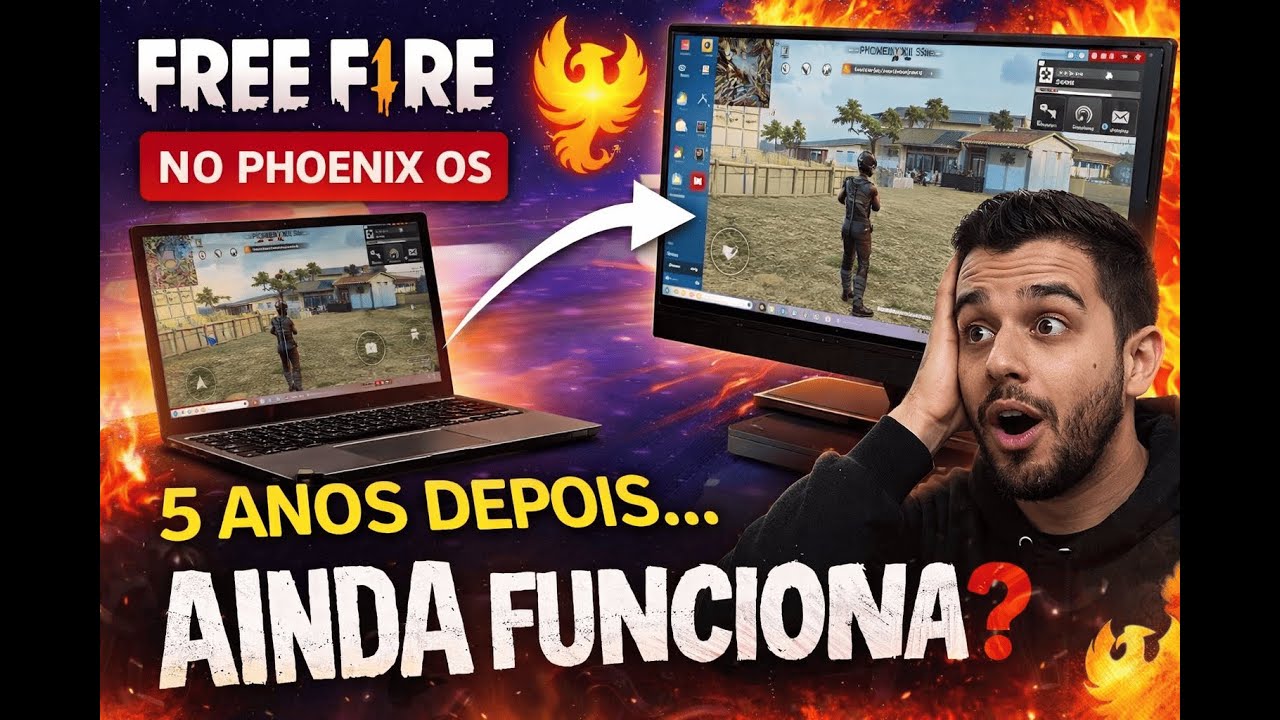 FREE FIRE NO PHOENIX OS: 5 ANOS DEPOIS&hellip; AINDA FUNCIONA?