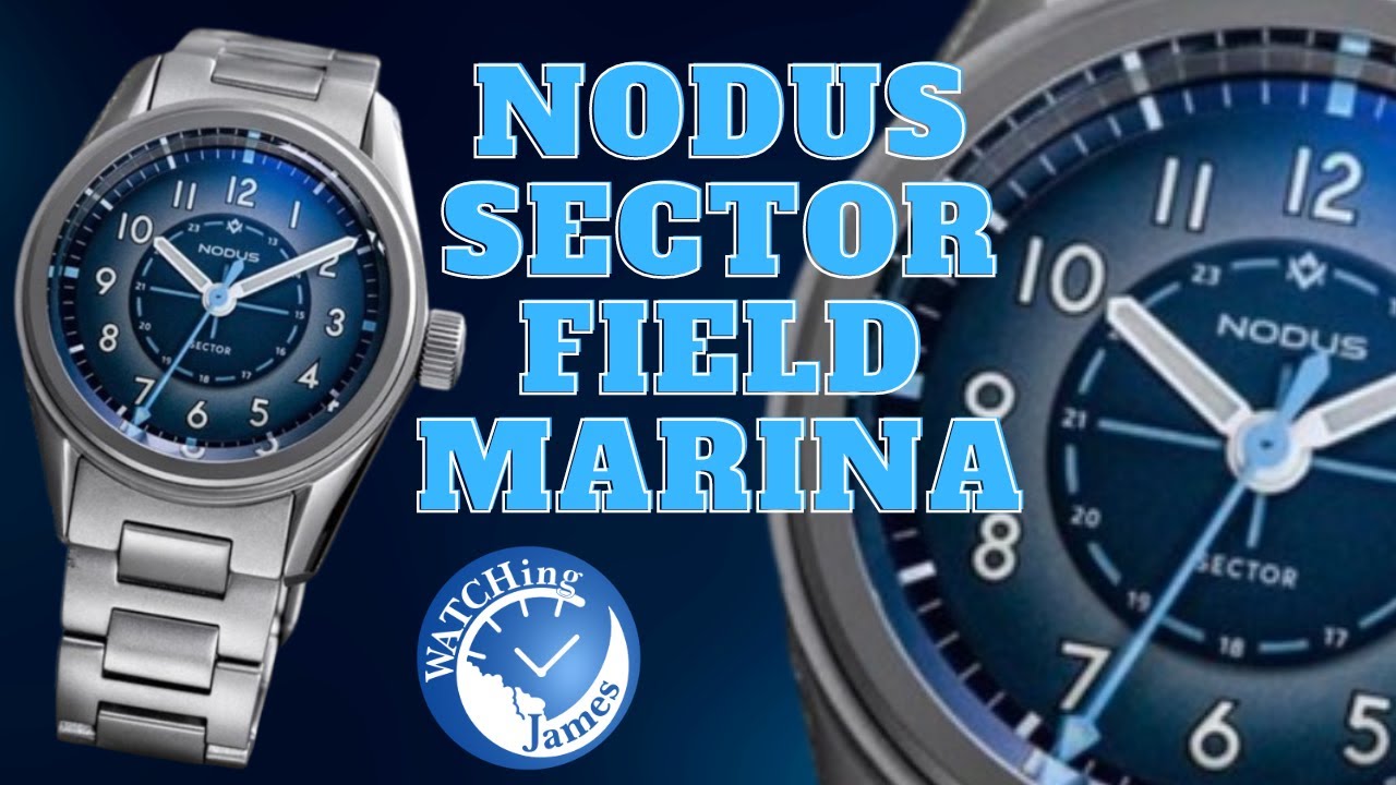 A Truly incredible dial - The Nodus Sector Field Marina Watch - First Impressions #microbrand