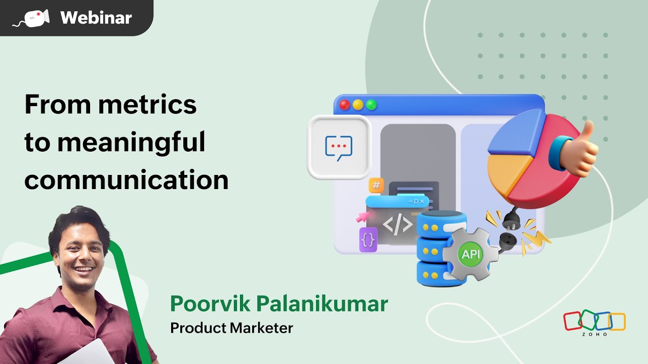 Webinar | From metrics to meaningful communication | Zoho Cliq