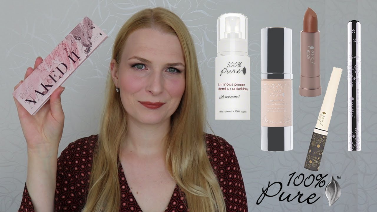 100% Pure | Čistá přírodní dekorativní kosmetika | Recenze, Swatche, Líčení