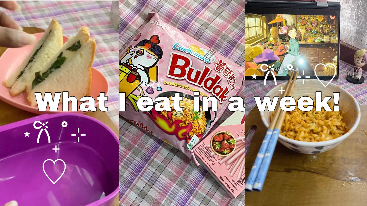 What I eat  in a week as a college student in India 🇮🇳    || aesthetic vlog ✨🍓