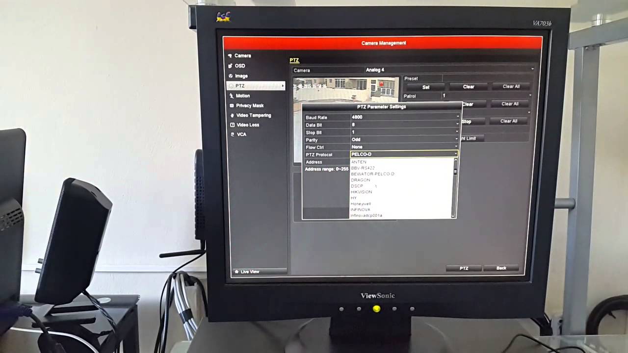 HIKVISION problema PTZ