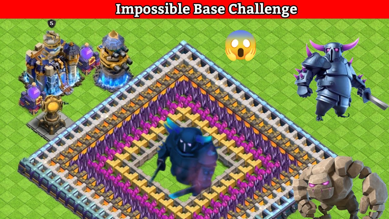 Impossible Base Challenge | Clash Of Clans |