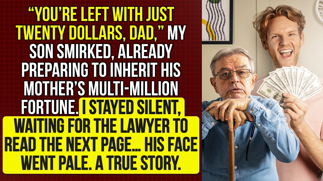 My son laughed, saying I’d get nothing from the will… But after the lawyer’s words, he turned pale…