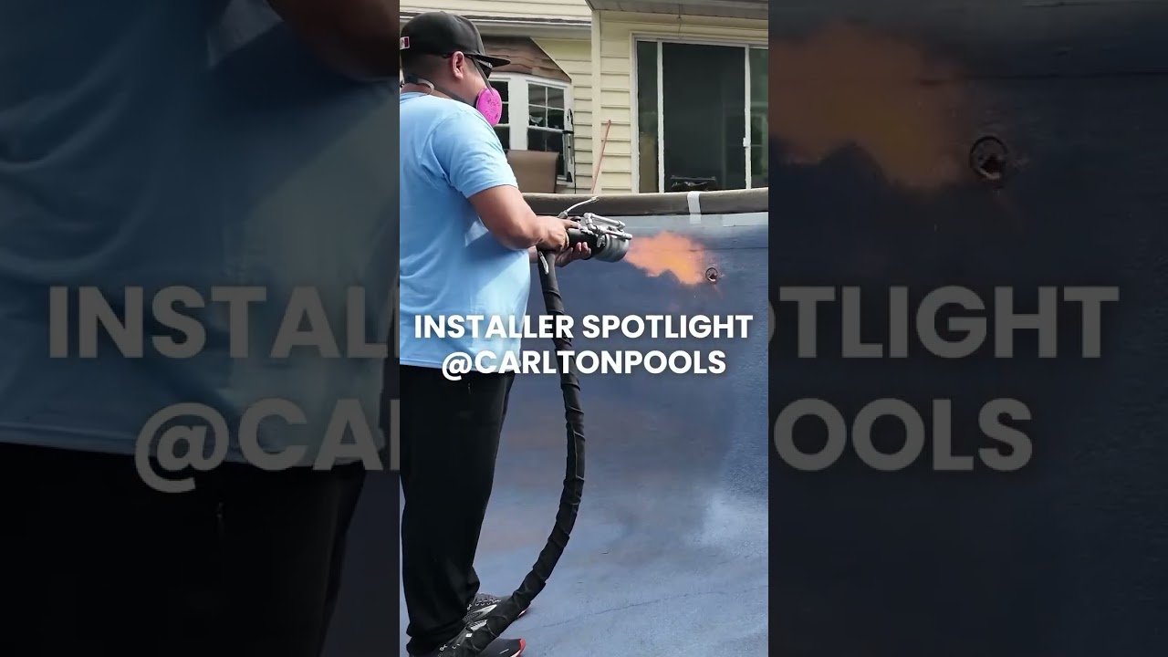 Installer Spotlight! Check Out #CarltonPools #ecofinish Application! 🔥🙌