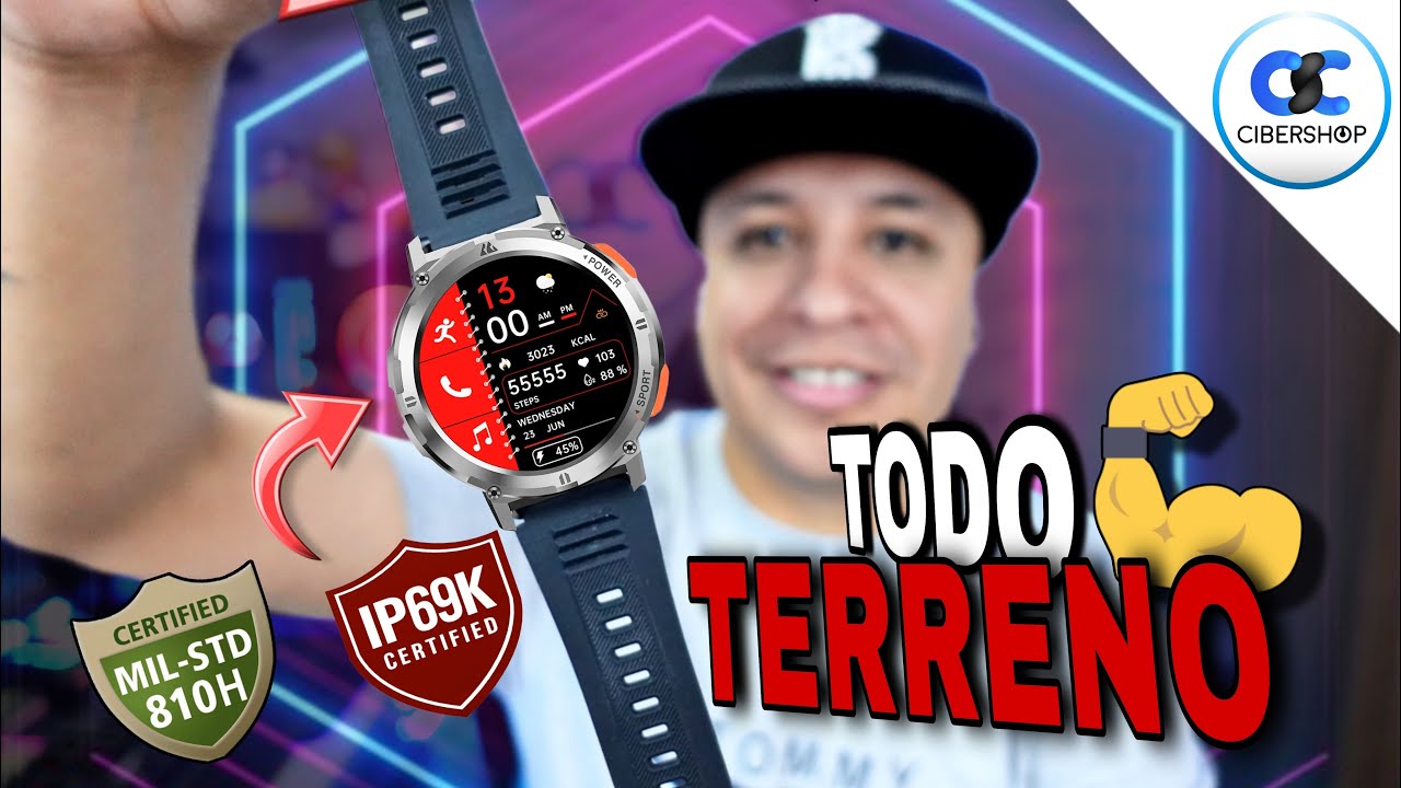 😜UNA LOCURA!!!!💥 NUEVO Reloj Inteligente INDESTRUCTIBLE /// Review Smartwatch Kospet Tank T2