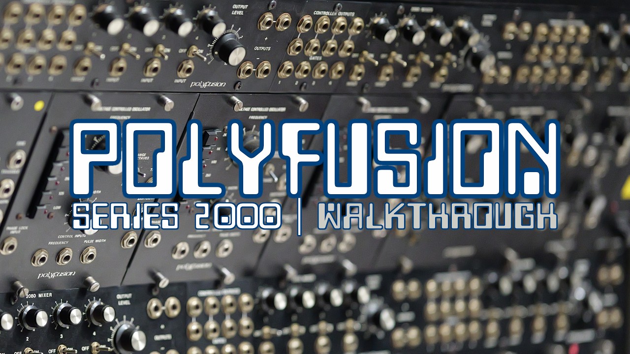 Polyfusion Modular walkthrough ~ #modular #synth #analog #music #tools #polyfusion #ramoog