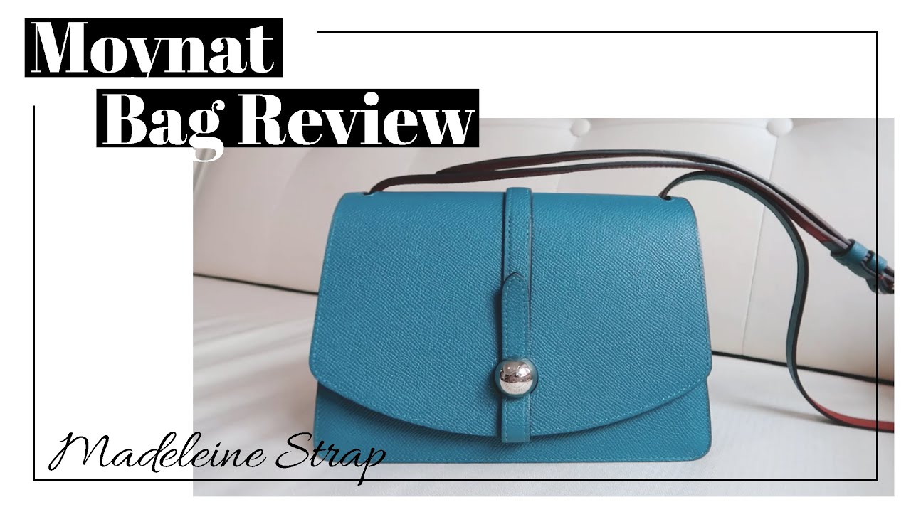 BAG REVIEW | MOYNAT MADELEINE STRAP 💙 | Nicole Angelina
