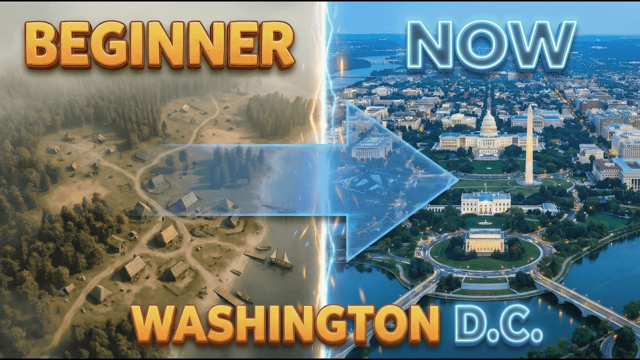 WASHİNGTON D.C. -  3D Timelapse (AI Reconstruction)